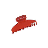 Knot Hairbands tortoise claw clip cardinal red