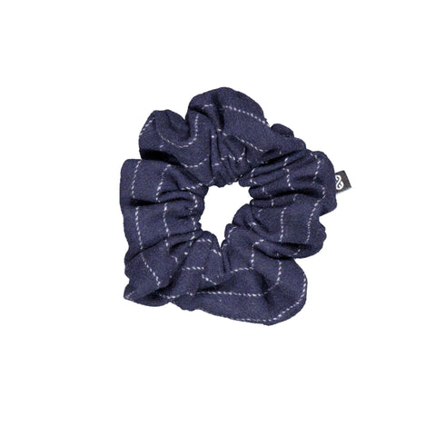 Knot Hairbands twig striped scrunchie blue jay