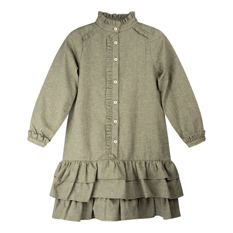 Atelier Parsmei Victoriaria Dress Olive Green