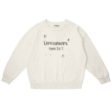 Tocoto Vintage Sweatshirt "Dreamers" Off White