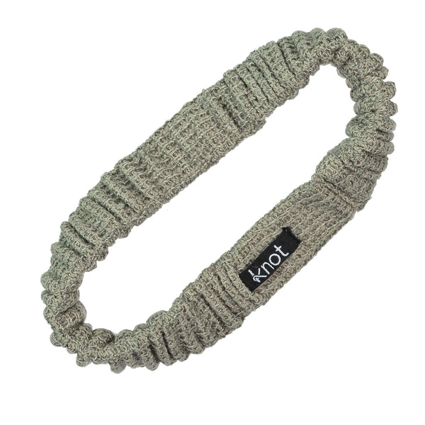 Knot Hairbands Waffle Headwrap // Sage