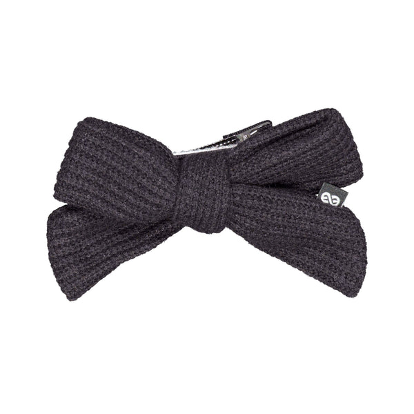 Knot Hairbands waffle bow clip blackbird