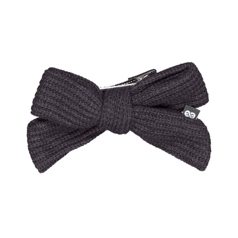 Knot Hairbands waffle bow clip blackbird