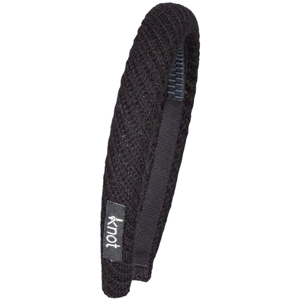 Knot Hairbands waffle headband blackbird