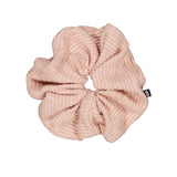 Knot Hairbands waffle jumbo scrunchie flamingo pink