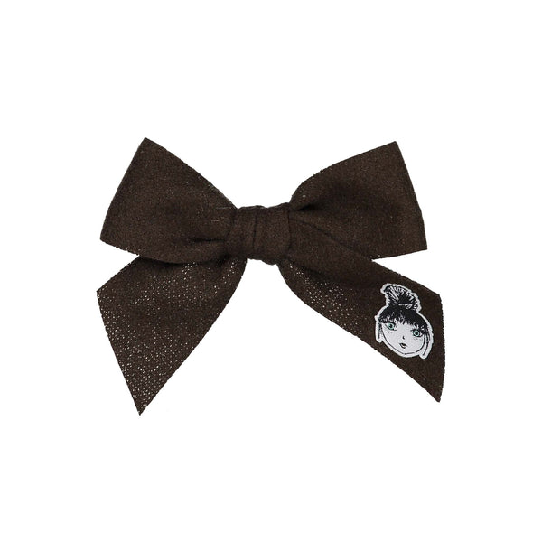 Knot Hairbands Wool Bow Clip // Fudge