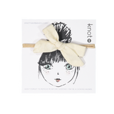 Knot Hairbands Bloom Bow Band // Cream