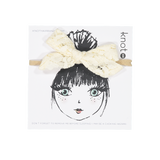 Knot Hairbands Chantilly Bow Band // Cream