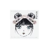 Knot Hairbands Seaglass Clip Set // Blush Glass