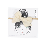 Knot Hairbands Matte Luxe Bow Band // Taupe