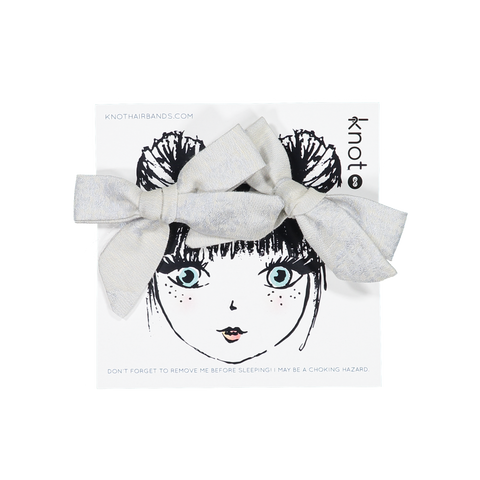 Knot Hairbands Bloom Bow Set // Blue