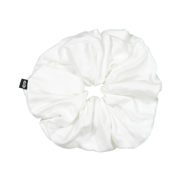 Knot Hairbands Tidal Tee Scrunchie // White