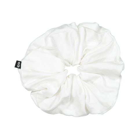 Knot Hairbands Tidal Tee Scrunchie // White