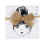 Knot Hairbands Tulle Bow Band // Rose Gold