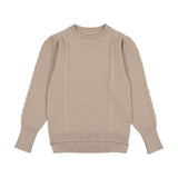Coco Blanc Scalloped Sweater
