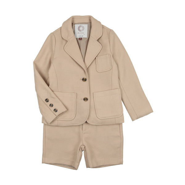 Coco Blanc Wool Suit Camel