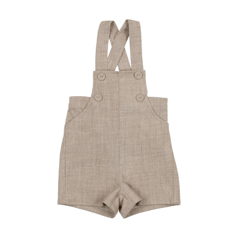 Coco Blanc Boys Overalls Oatmeal Wool