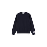 Coco Blanc Knit Crew Sweater Navy