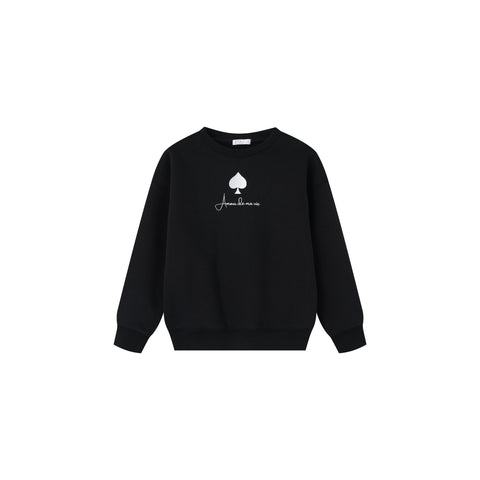 Coco Blanc Crew Sweatshirt Black
