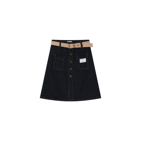 Coco Blanc Denim Skirt AW26