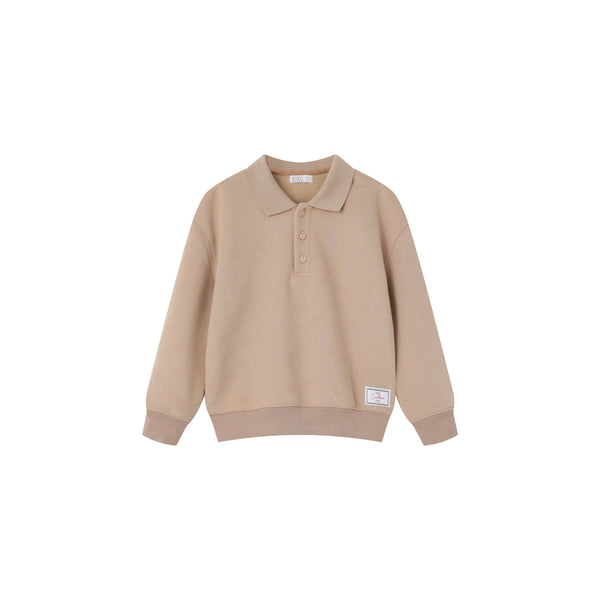 Coco Blanc Polo Sweatshirt Tan