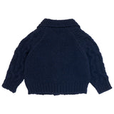 The New Society Tirso Baby Cardigan Space Blue