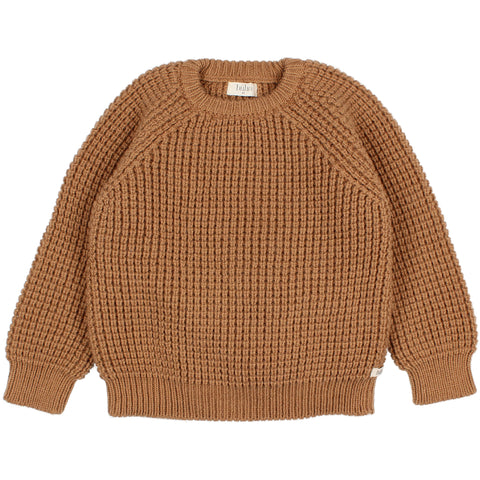 BUHO SOFT KNIT JUMPER TOFFEE