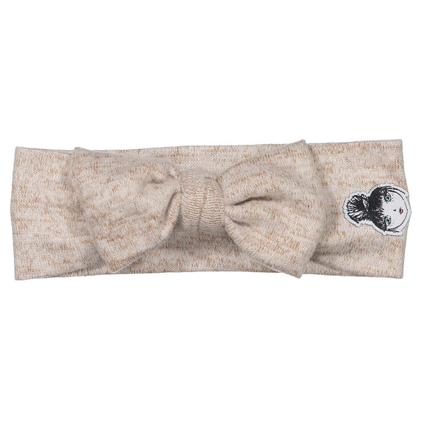 KNOT COZY BOW HEADWRAP // TAUPE
