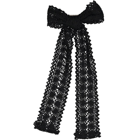 Knot Hairbands Crochet Bow Black