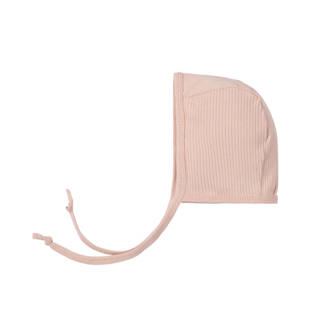 Ely's & Co. Ribbed Cotton Solid Collection blush bonnet