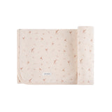 Ely’s & Co Ribbed Cotton - Bird - Pink/Cream - Blanket