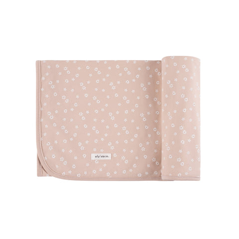 Ely’s & Co Jersey Cotton - Disty Floral - Blanket