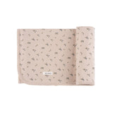 Ely’s & Co Jersey Cotton - Printed Ginkgo - Tan - Blanket