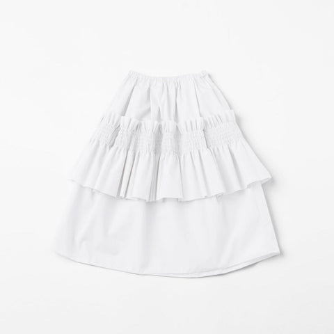 Venera Arapu Lure Flake Skirt White