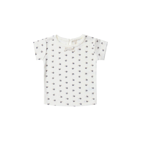 QUINCY MAE POINTELLE TEE | IVORY