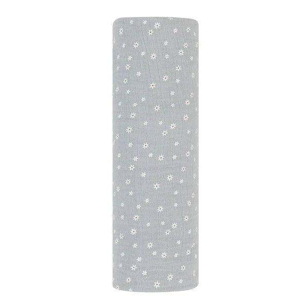 Ely’s & Co Single Pack Muslin Swaddles - Ditsy Star