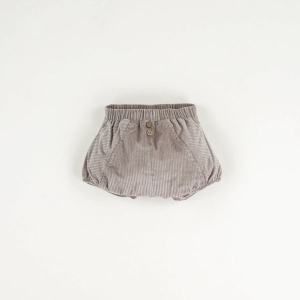 Popelin Taupe culotte with side seams