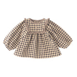 TOCOTO VINTAGE BABY GINGHAM BLOUSE