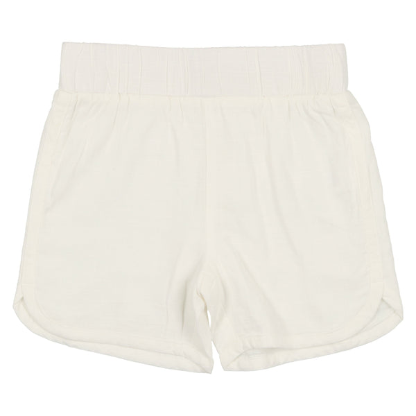 Coco Blanc Linen Shorts Pure White