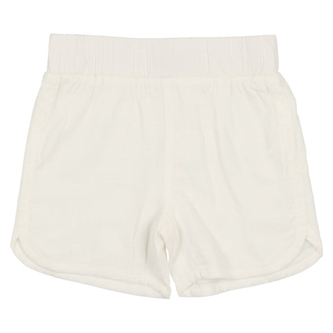 Coco Blanc Linen Shorts Pure White