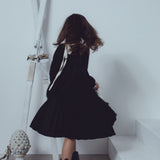 Unlabel Pleasure Pleated Dress Black/Vanilla